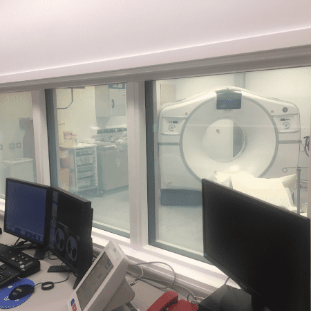 Smart Glass in hospital observation room