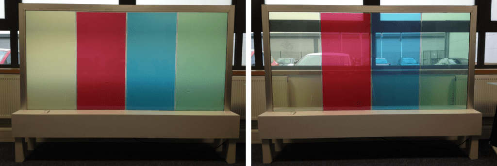 Coloured Switchable Glass