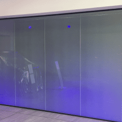 Mercedes switchable smart glass partition